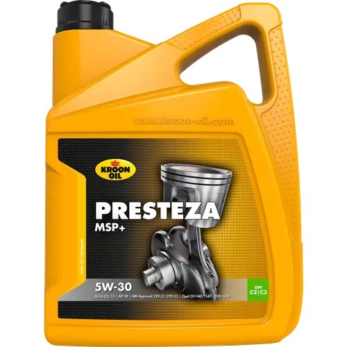 Kroon-Oil Presteza MSP 5W-30, 5L (Mid SAPS C3)