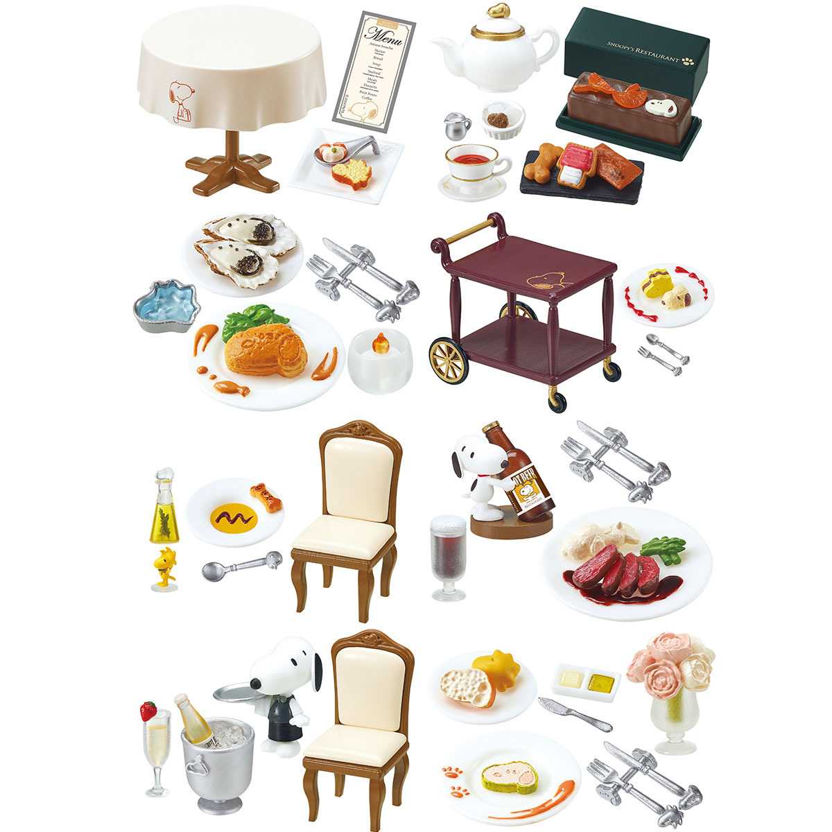 Snoopy 餐廳微型系列