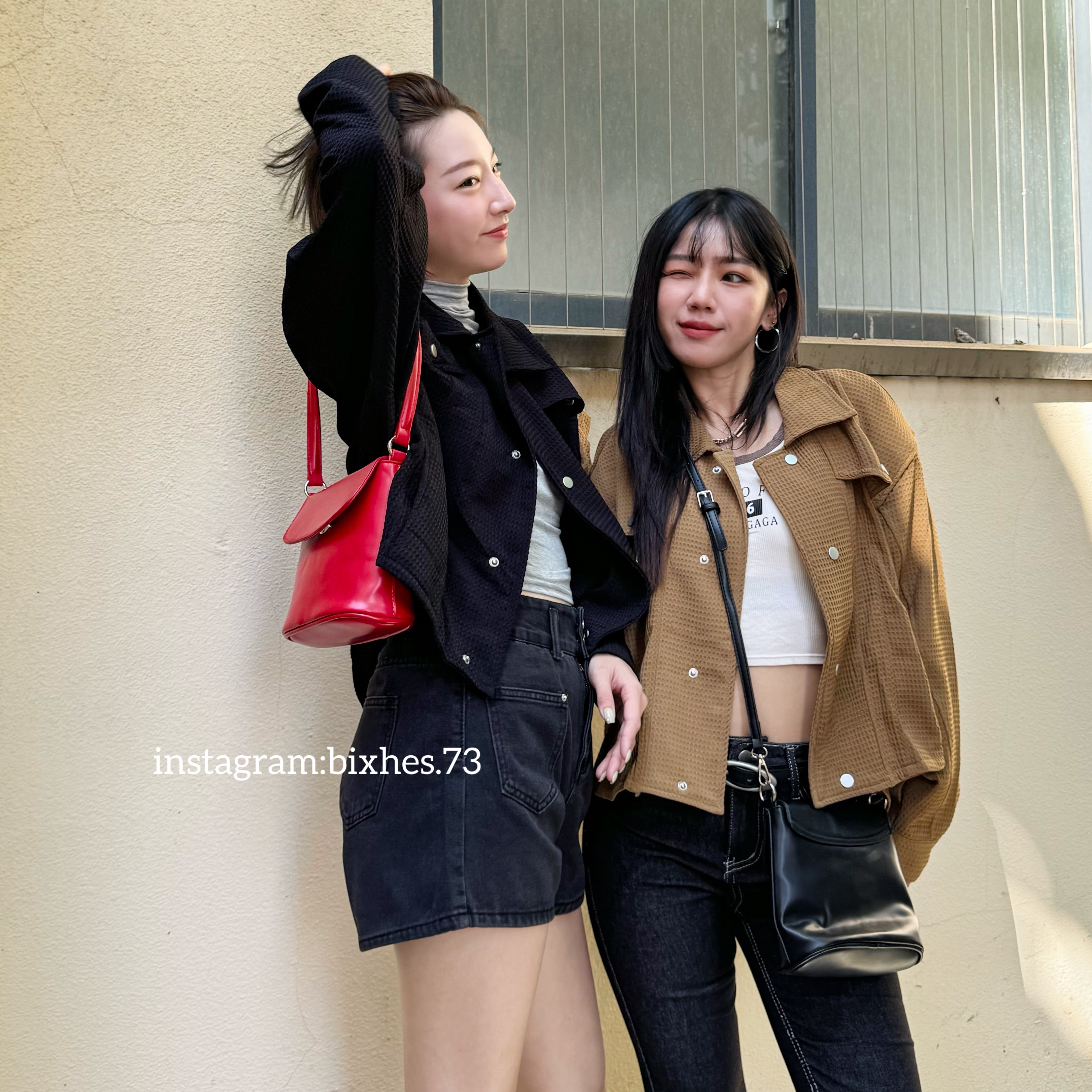 單肩翻蓋水桶小包(M00040)