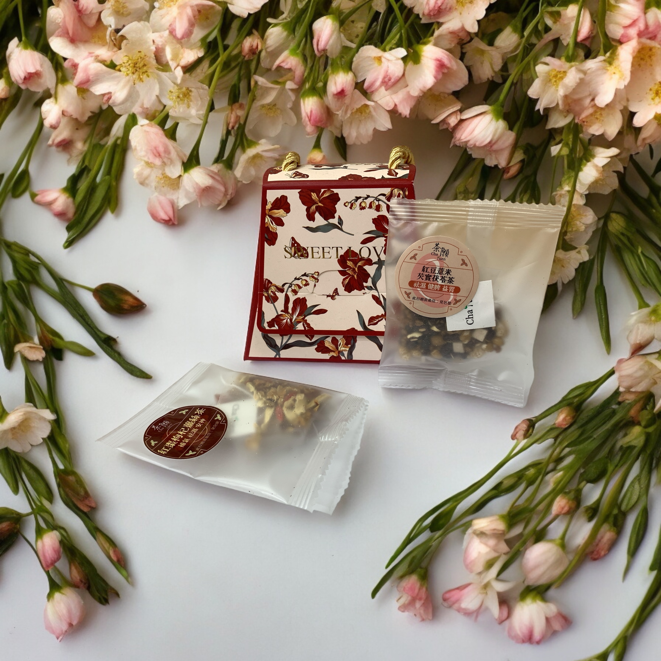 婚宴回禮 禮盒010 + 2包自選茶包 (15種口味可選)