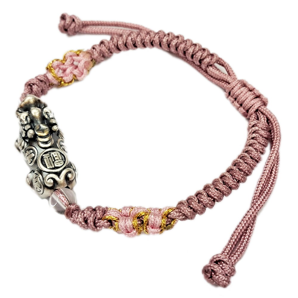 招財貔貅{純銀}中國結手鍊【十方】151695