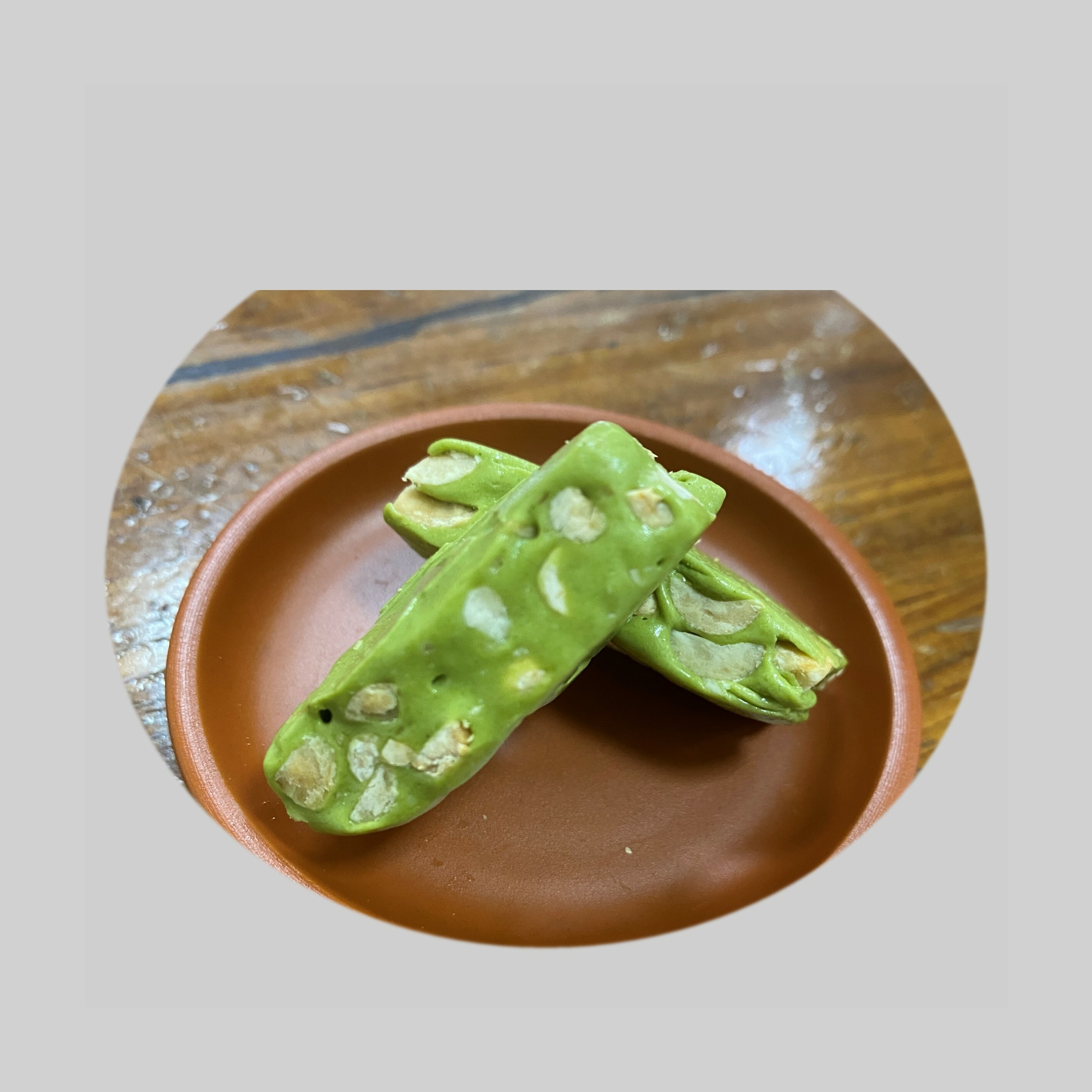 台紅牛軋糖 (綠茶花生口味)