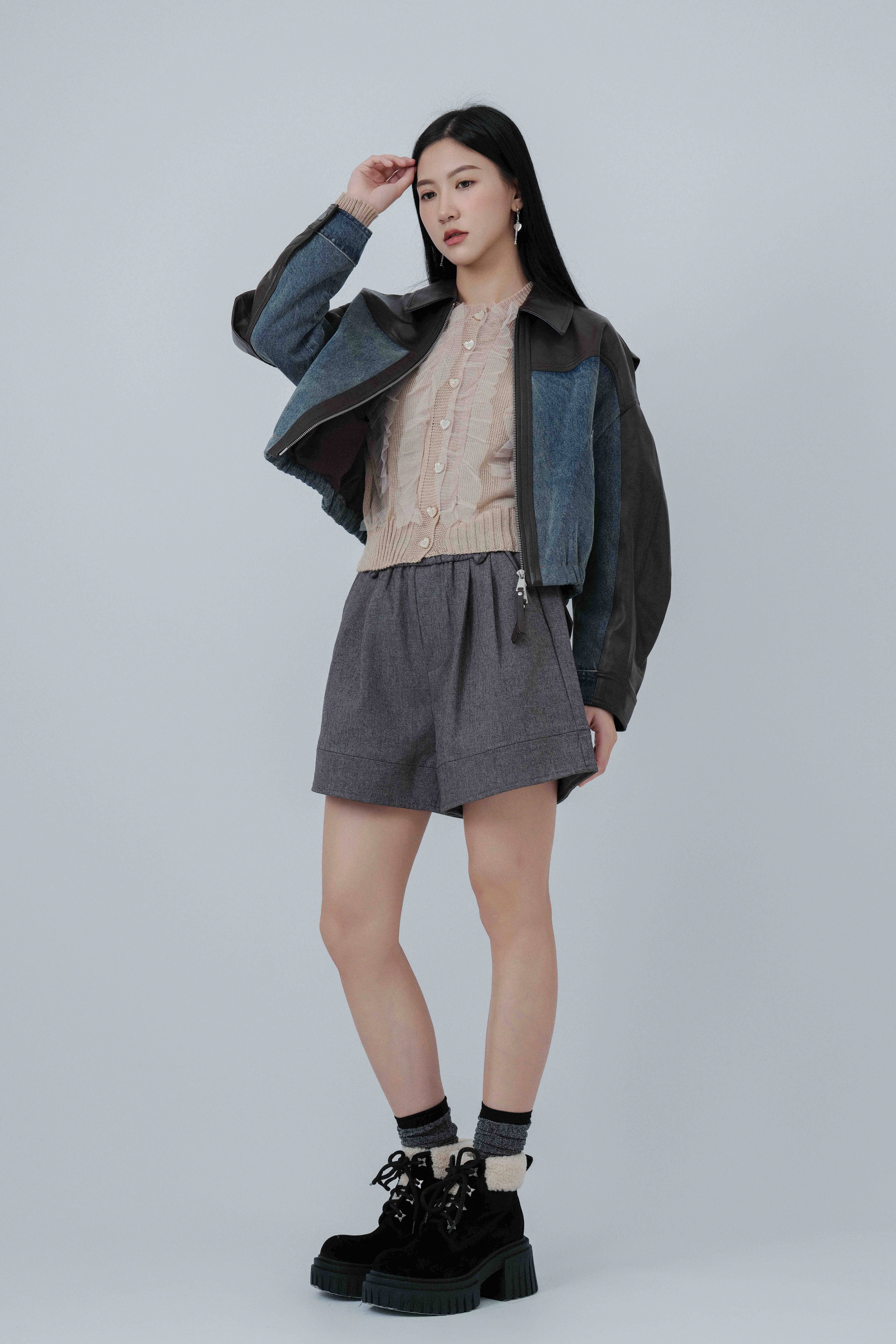 FW24_0087（皮褸＋上衣＋短褲）