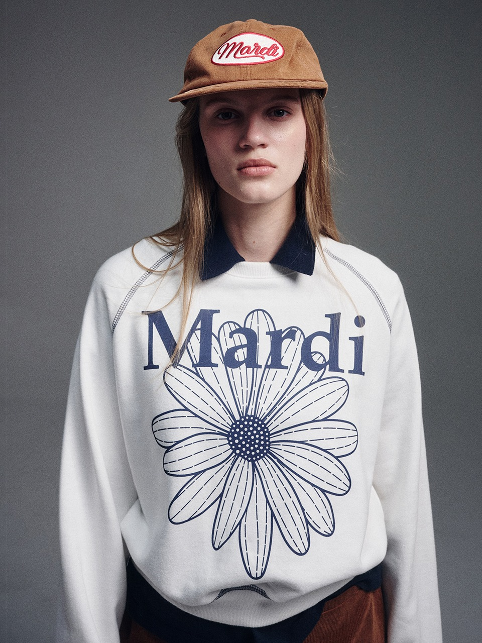 【香港現貨】Mardi Mercredi - SWEATSHIRT RAGLAN FLOWERMARDI [7colors]
