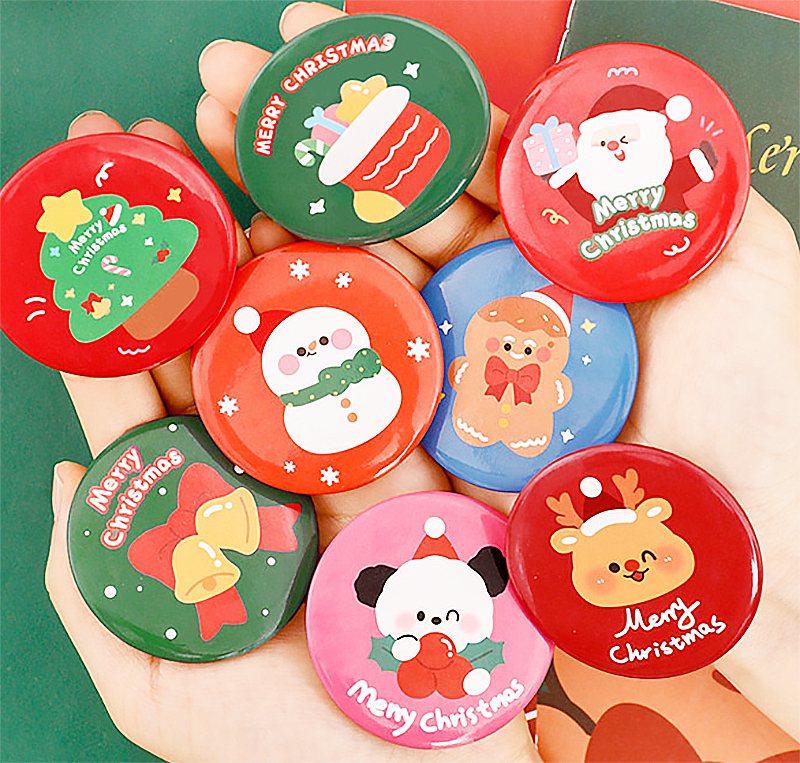 聖誕節卡通聖誕徽章 A2141