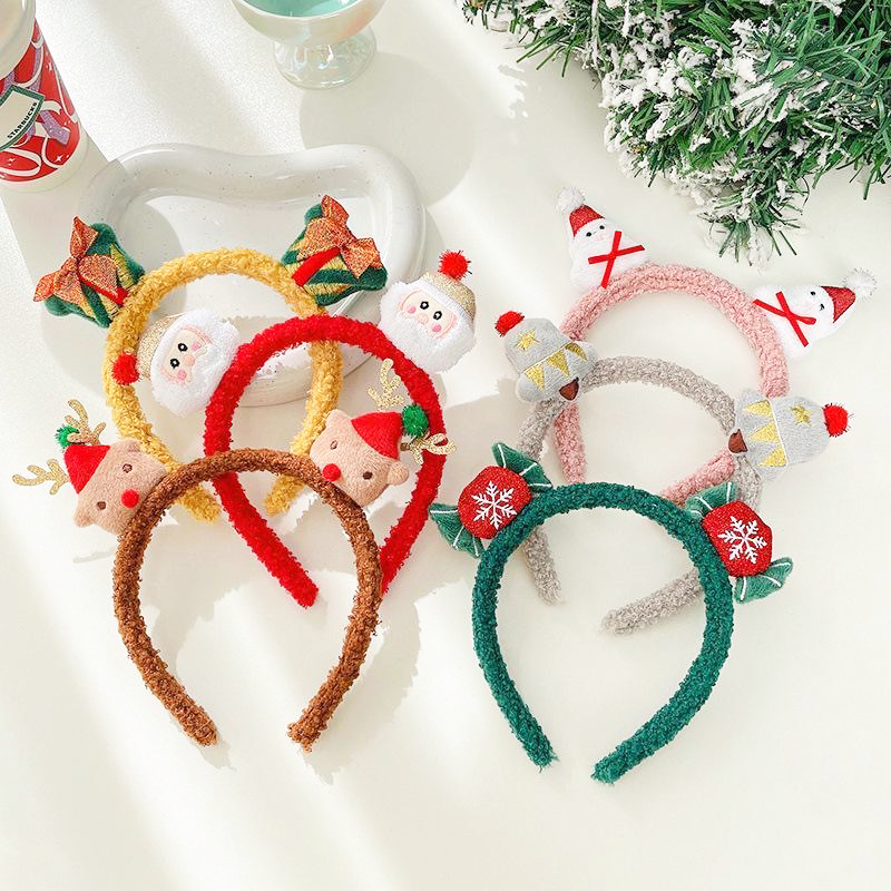 聖誕毛絨聖誕髮箍 MC3410