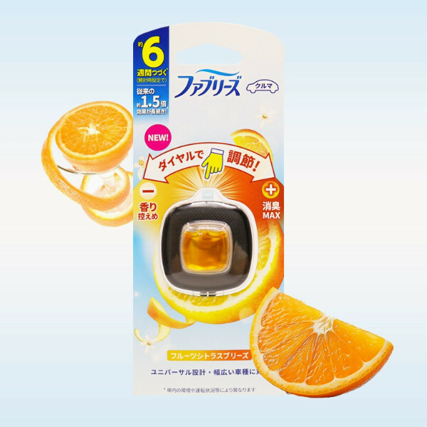 febreze--汽車出風口車載香水除味空氣清新劑【檸檬香橙】2.4mlx1個