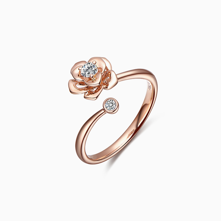 【星球玫瑰】鑽石戒指