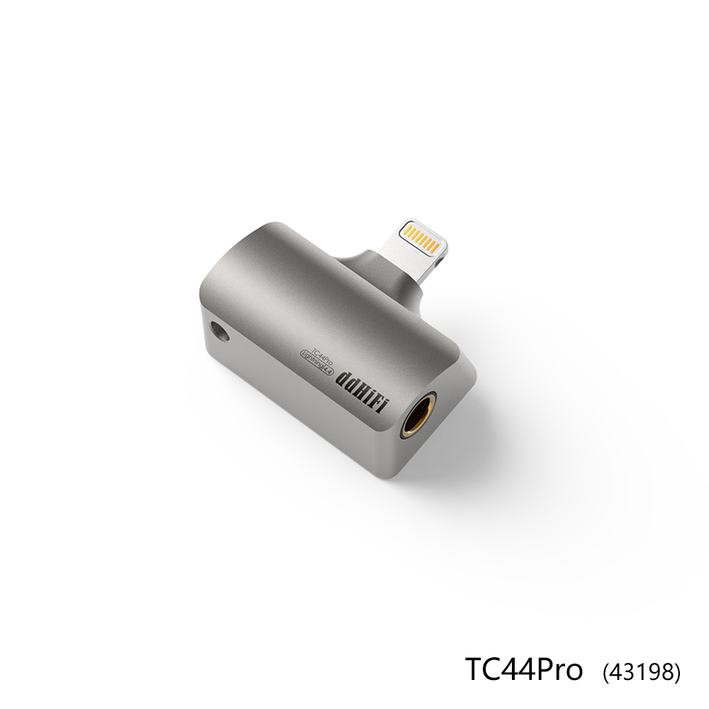 ddHiFi TC44Pro/CS43198 (Lightning/USB-C) 轉4.4mm平衡便攜解碼第三代 (小改款)