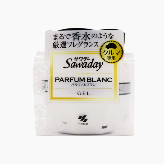 小林製藥--汽車專用車載固體香薰膏空氣清新劑【白色】90gx1個