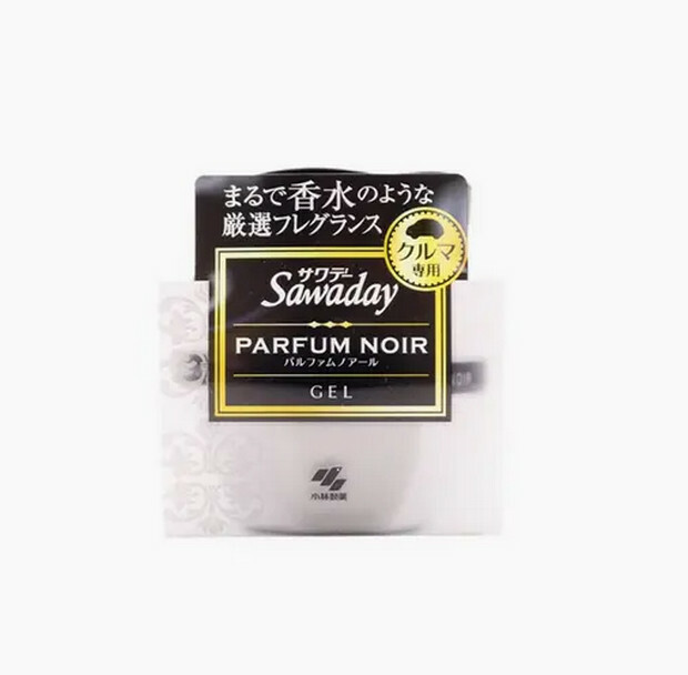 小林製藥--汽車專用車載固體香薰膏空氣清新劑【黑色】90gx1個