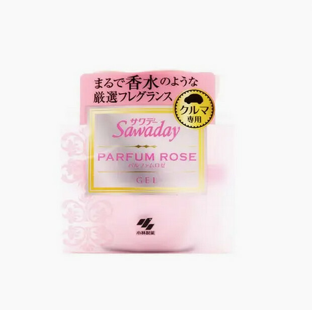 小林製藥--汽車專用車載固體香薰膏空氣清新劑【粉色】90gx1個