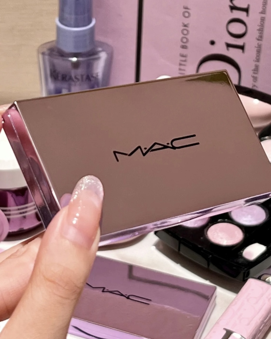 MAC口袋雙色濾鏡蜜粉餅 / 紫白餅