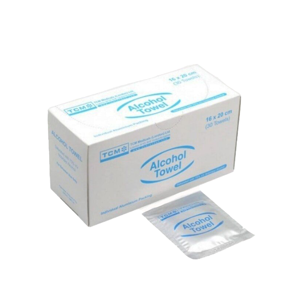 TCM 異丙醇酒精濕紙巾 16 x 20厘米 30張