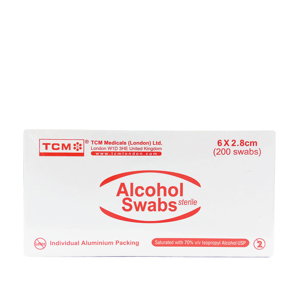 TCM 異丙醇酒精打針紙(已滅菌) 6x3cm 200張