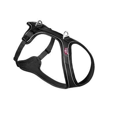 瑞士Curli 3D剪裁 多功能透氣胸帶 大型犬專用 黑色