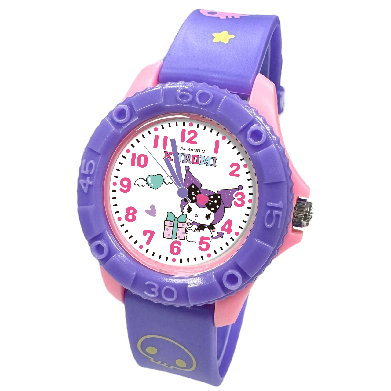 【三麗鷗】Kuromi酷洛米雙色殼兒童手錶