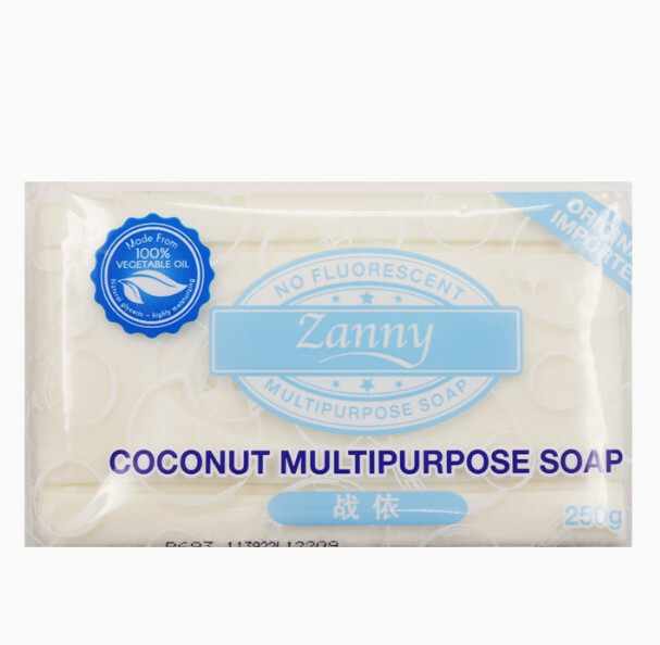 zanny--植物多功能椰香棕櫚肥皂無螢光劑孕嬰衣物【椰香棕櫚皂】250gx1塊