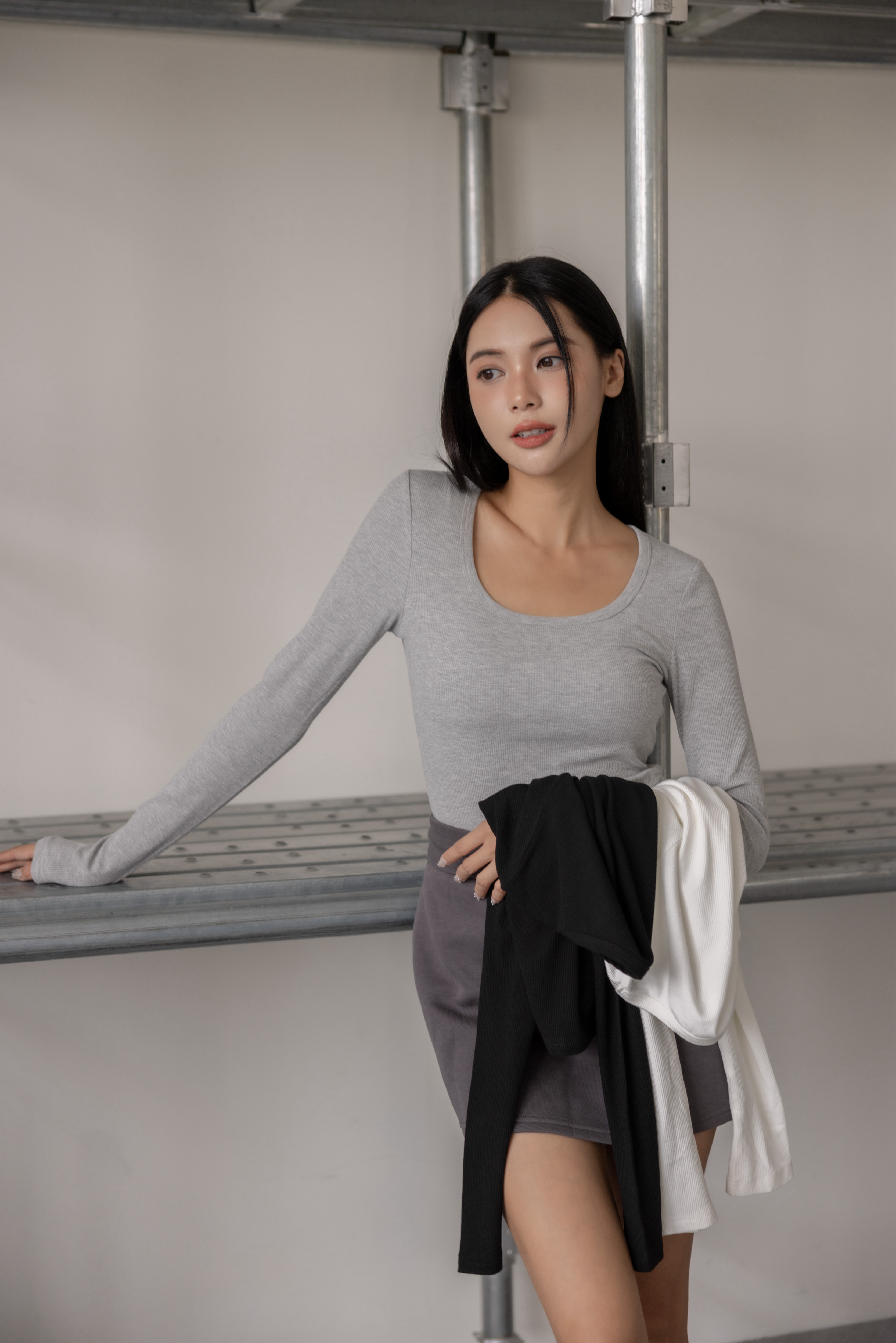 舒適彈性長袖 T