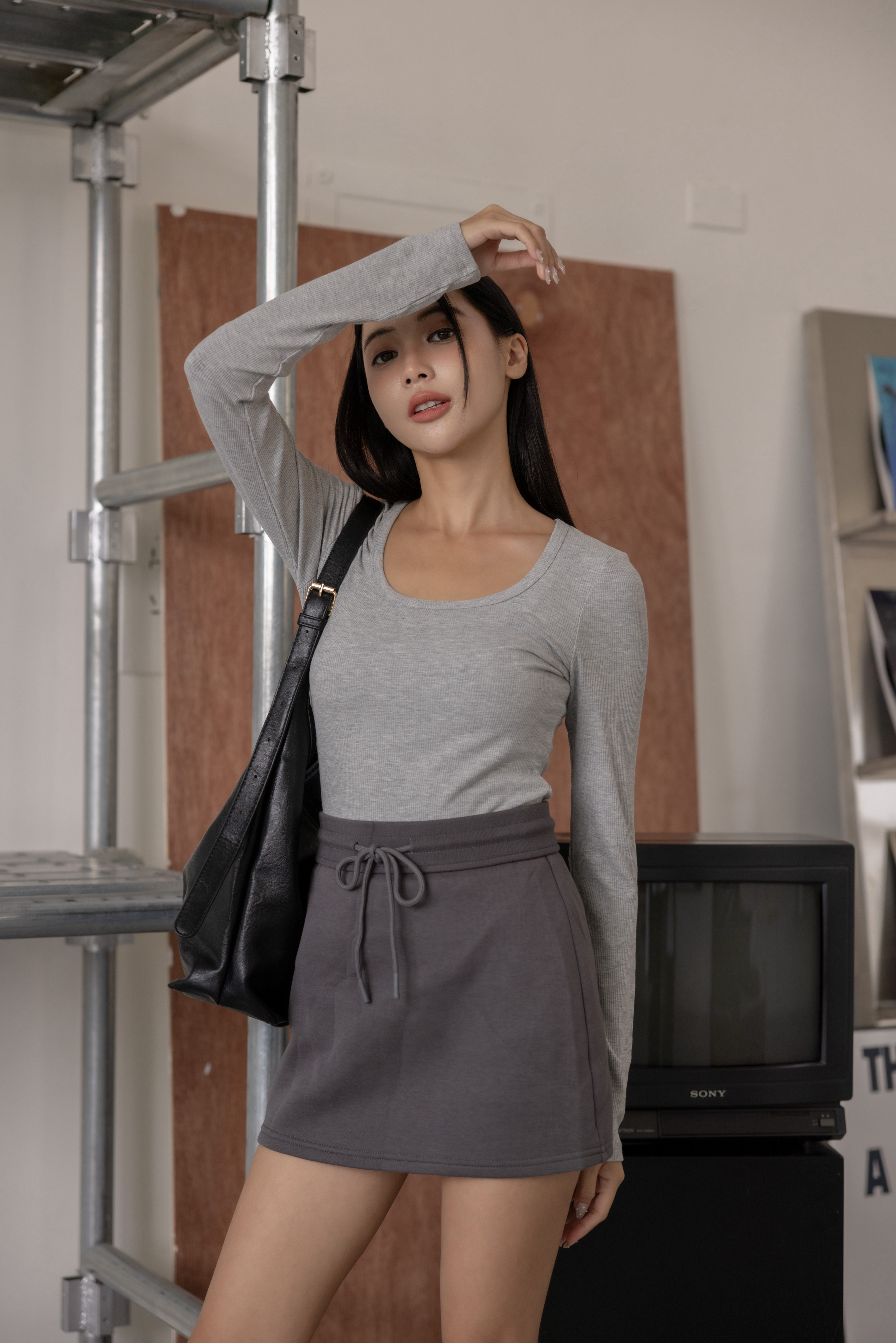 舒適彈性長袖 T