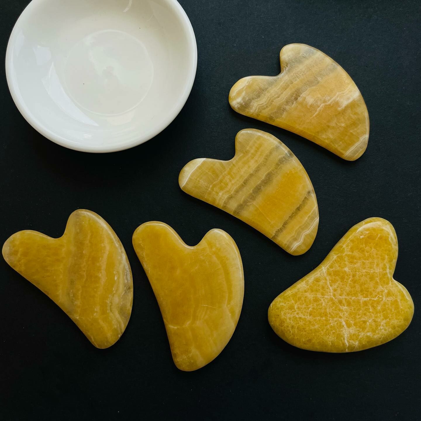 [原石] 芒果方解石 水晶刮痧