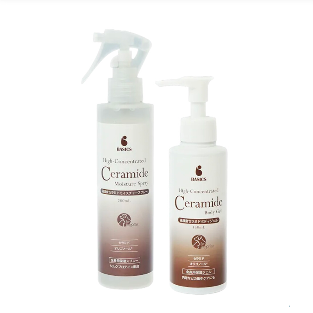 【日本afpet】BASICS 神經醯胺保濕鎖水噴霧/凝膠 (犬貓通用)