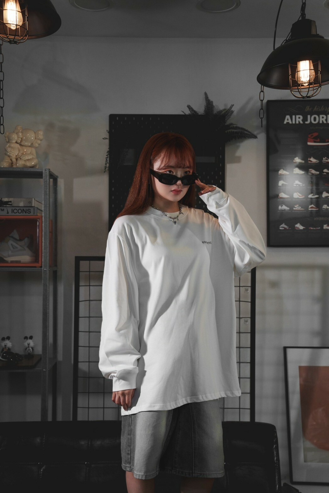 【Focus Store】現貨秒發 EGO FETCH Logo Long Sleeve T-shirt Logo長袖T EGO24FWTTE076(WH)