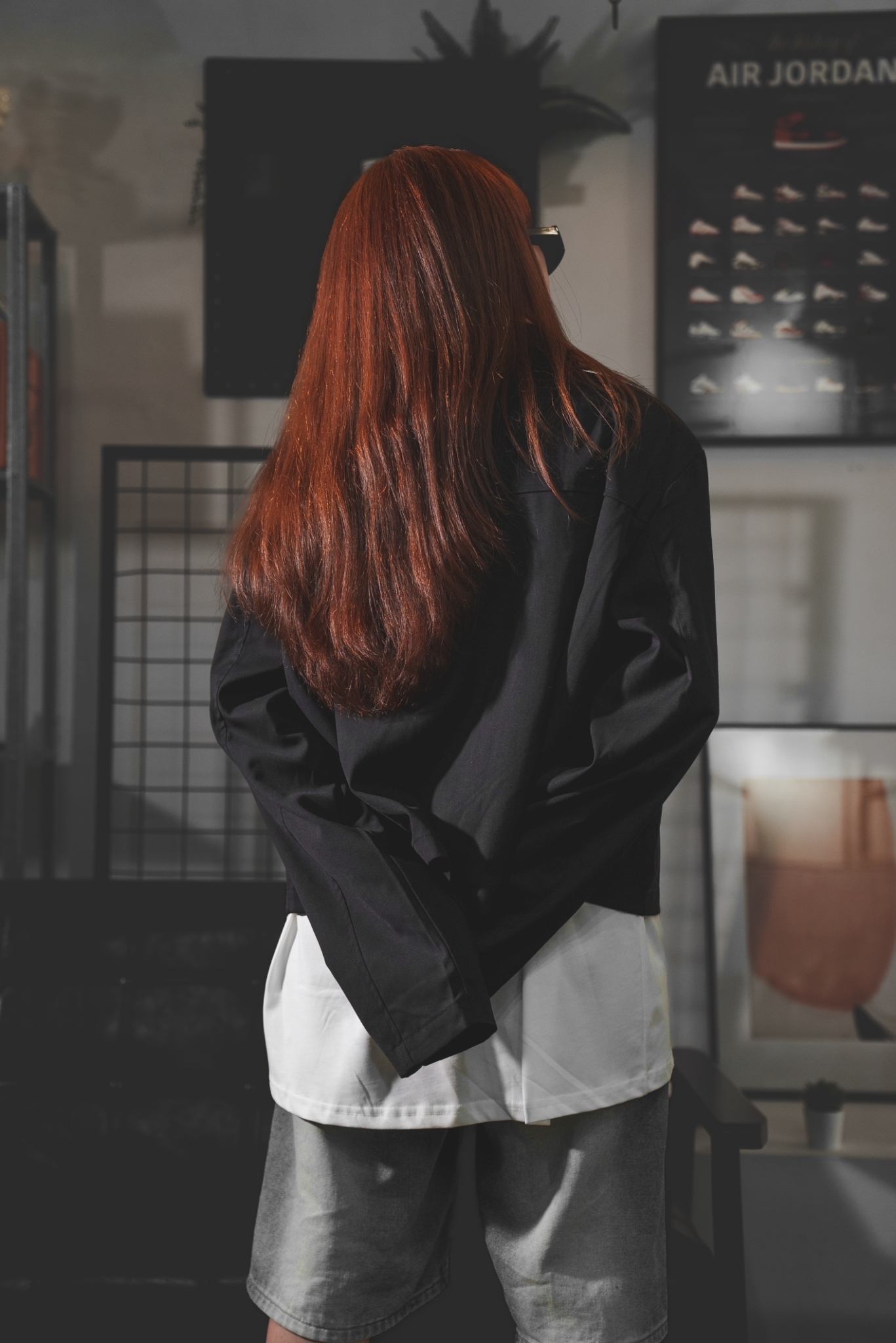 【Focus Store】EGO FETCH Work Jacket Boxy Fit 短版拉鍊夾克 黑色 PH1-23SSTJK0015