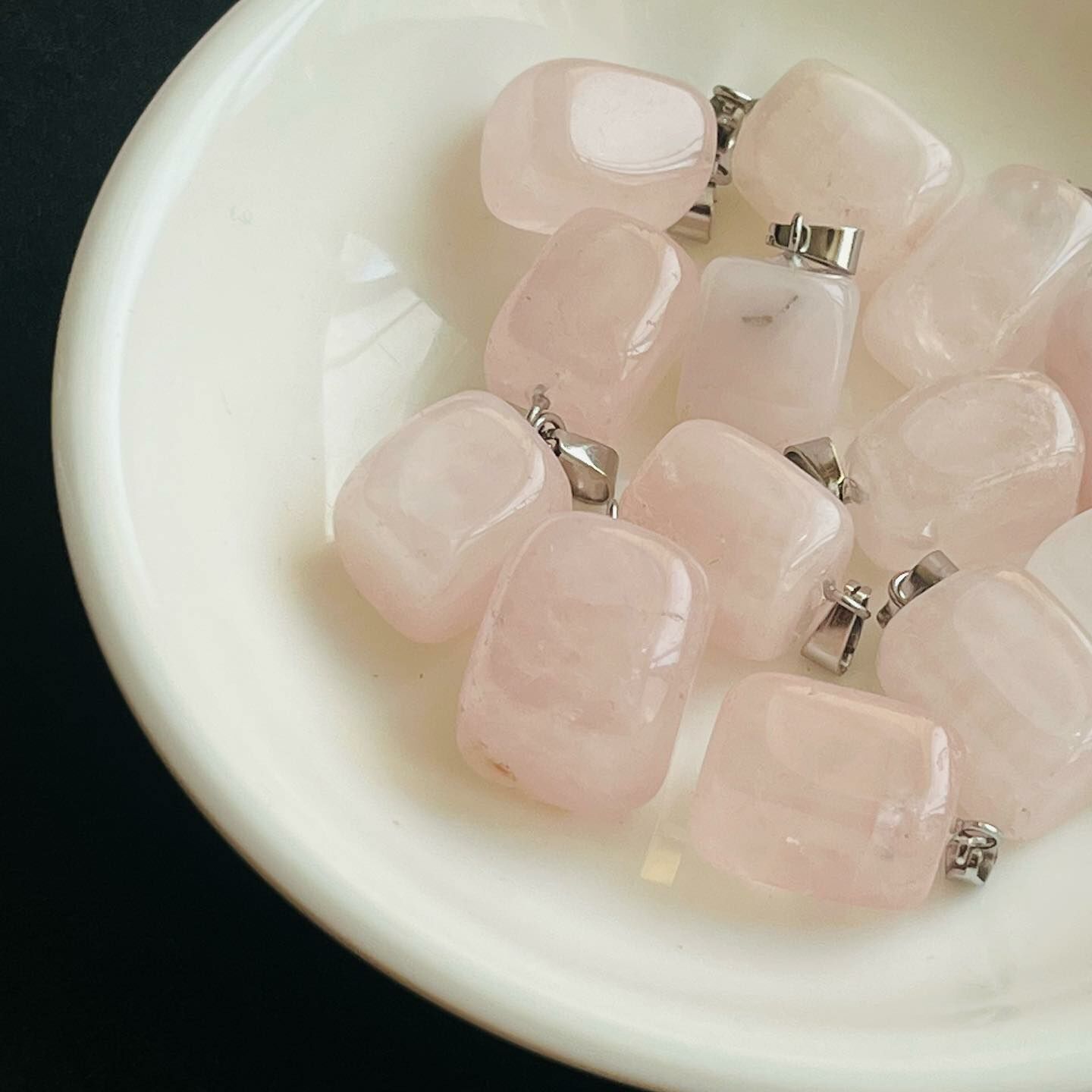 [原石] 粉晶 水晶吊墜