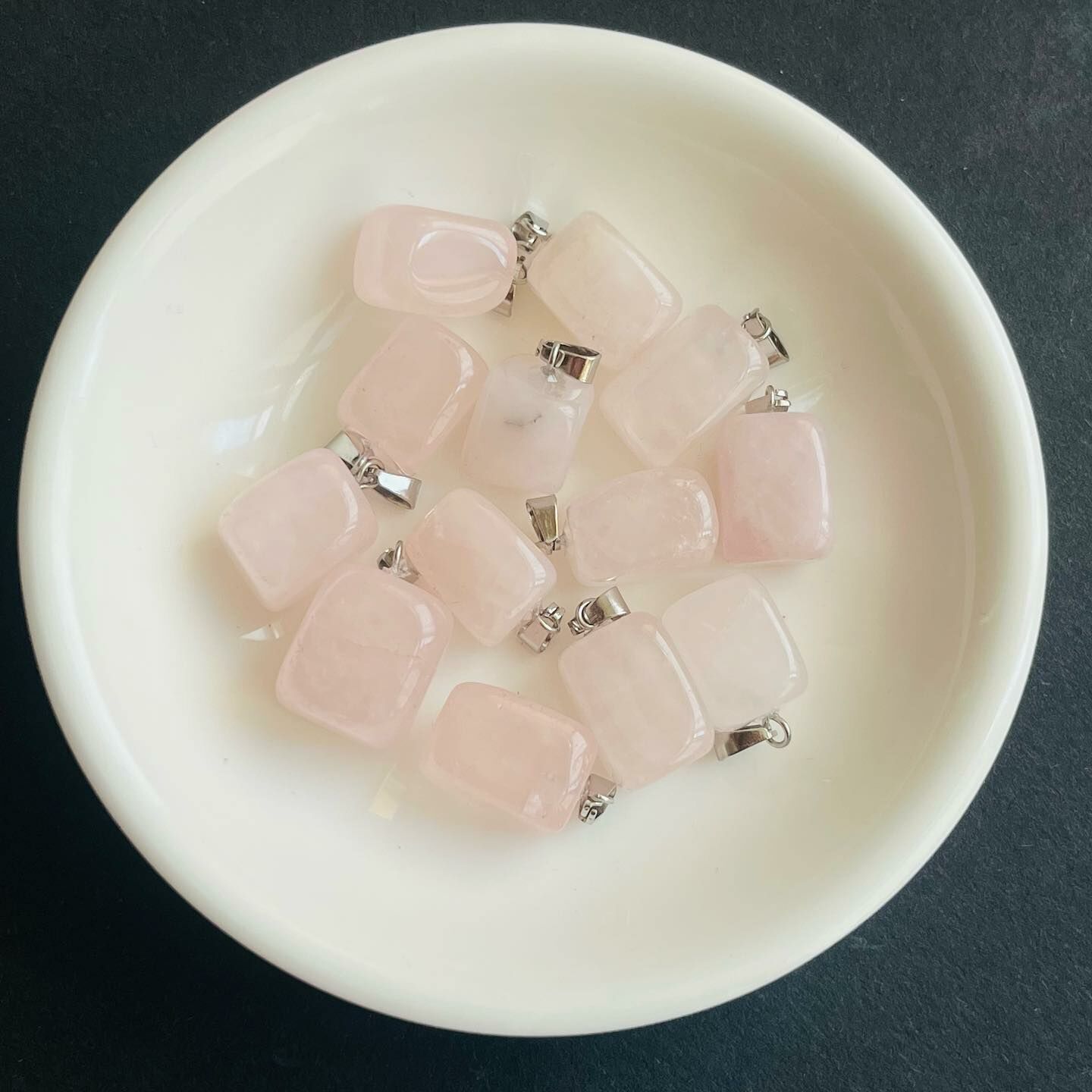 [原石] 粉晶 水晶吊墜