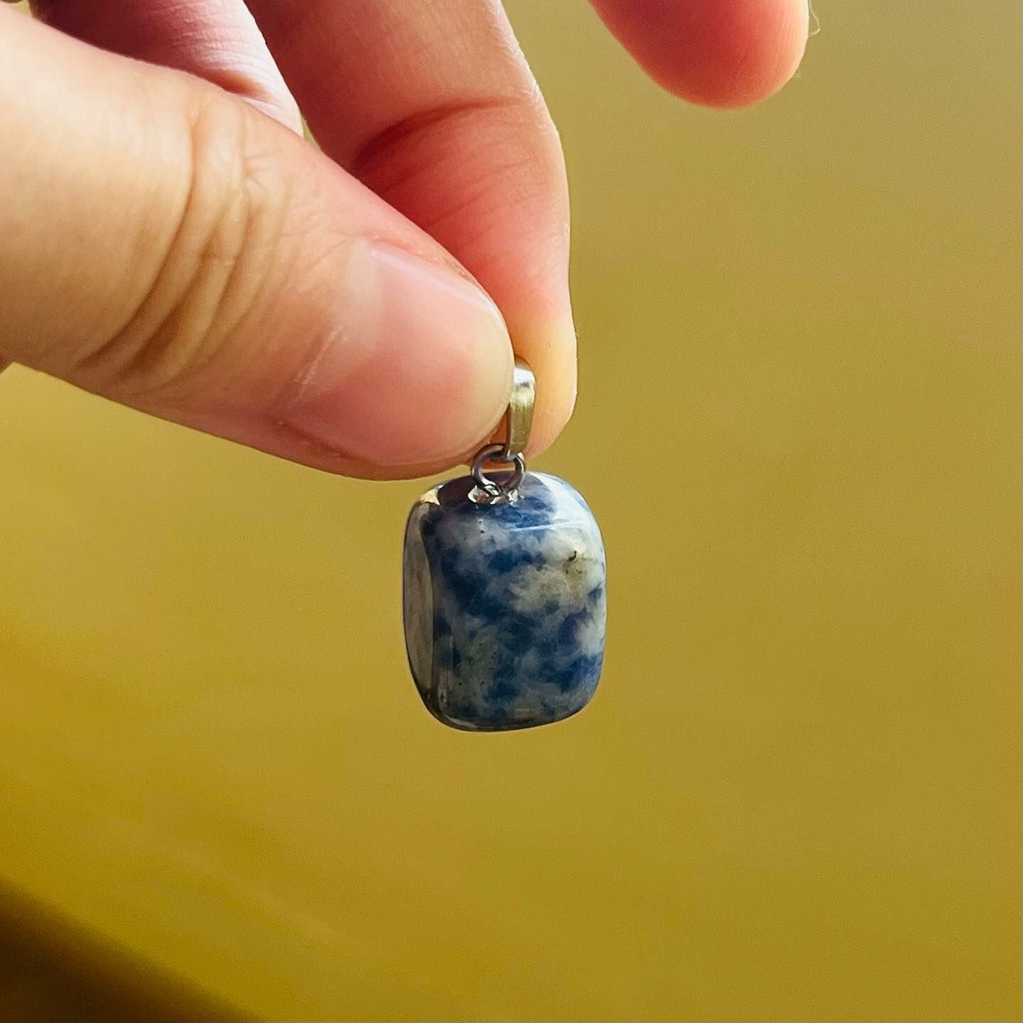 [原石] 藍紋石 水晶吊墜