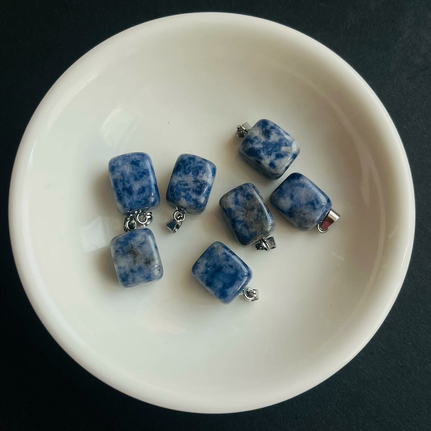 [原石] 藍紋石 水晶吊墜