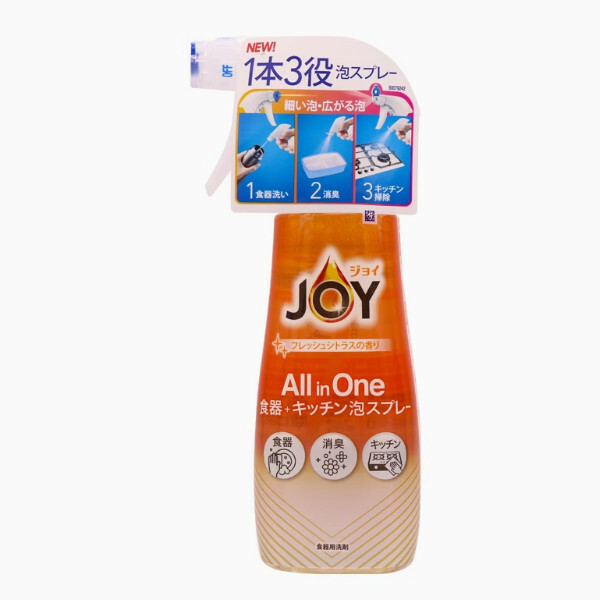 P＆G/寶潔--一體式餐具+廚房+爐具+泡沫噴霧洗滌劑【柑橘香】275mlx1瓶裝