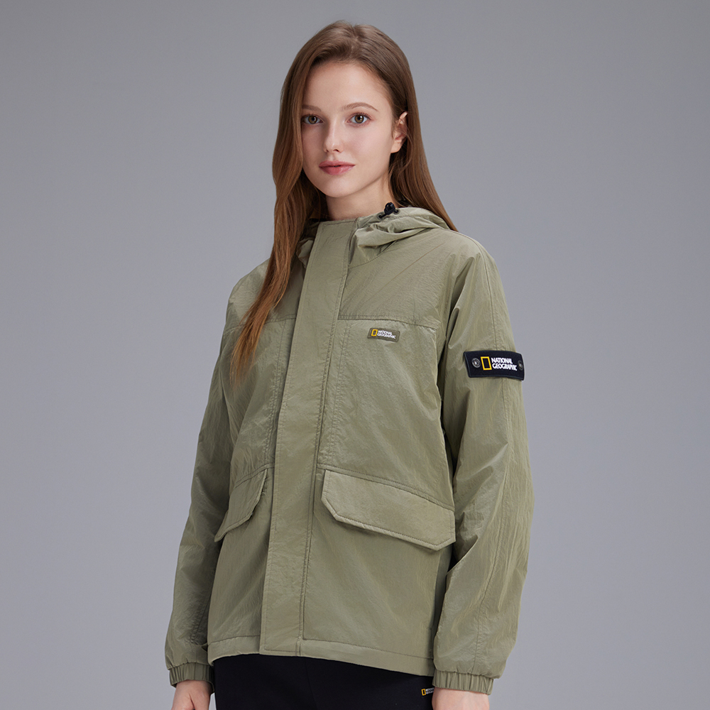 Unisex ONCA Structure Hooded Jacket - S/BEIGE