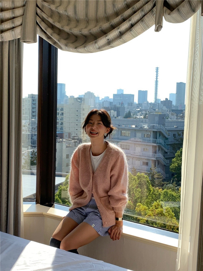 The Barnet - 秋季溫柔感馬海毛針織外套