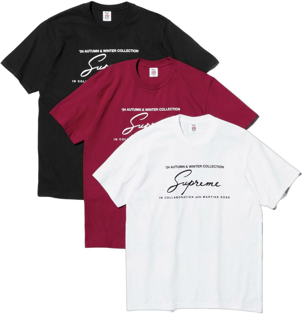 SUPREME X MARTINE ROSE FW24 TEE