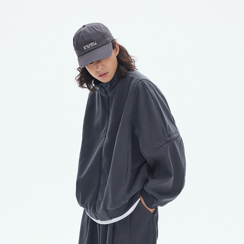 10M25 美式復古立領線條感外套 三色