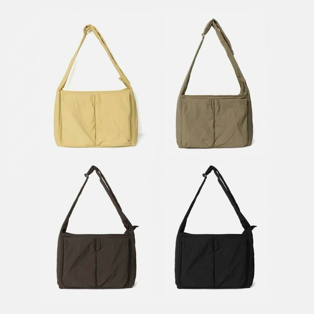 夾棉拉鍊斜孭布袋 B351