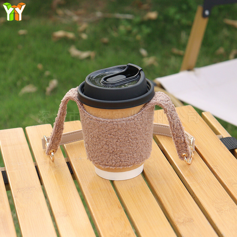 《4940》可愛泰迪毛絨杯套