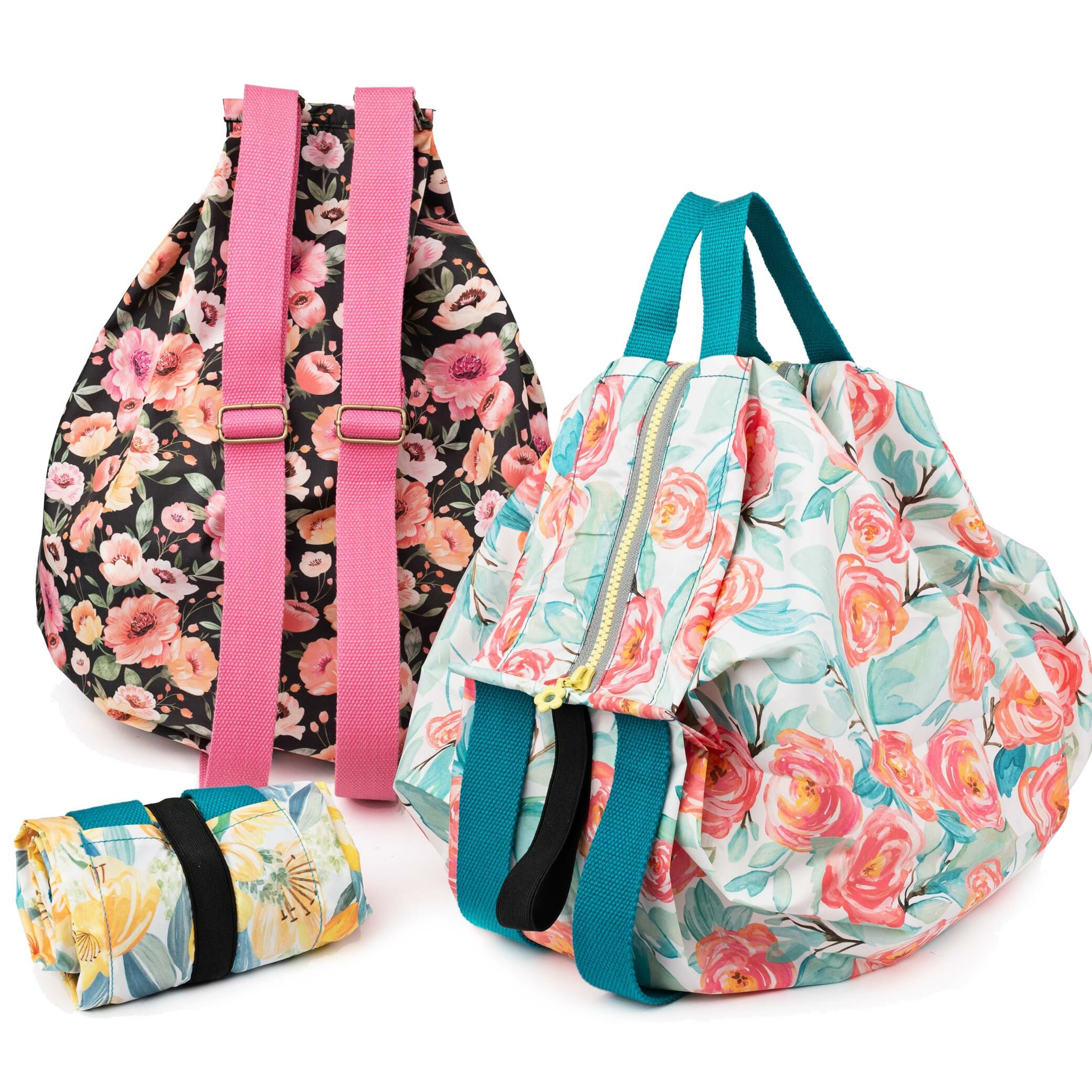 風琴式手提後背購物袋(材料包)