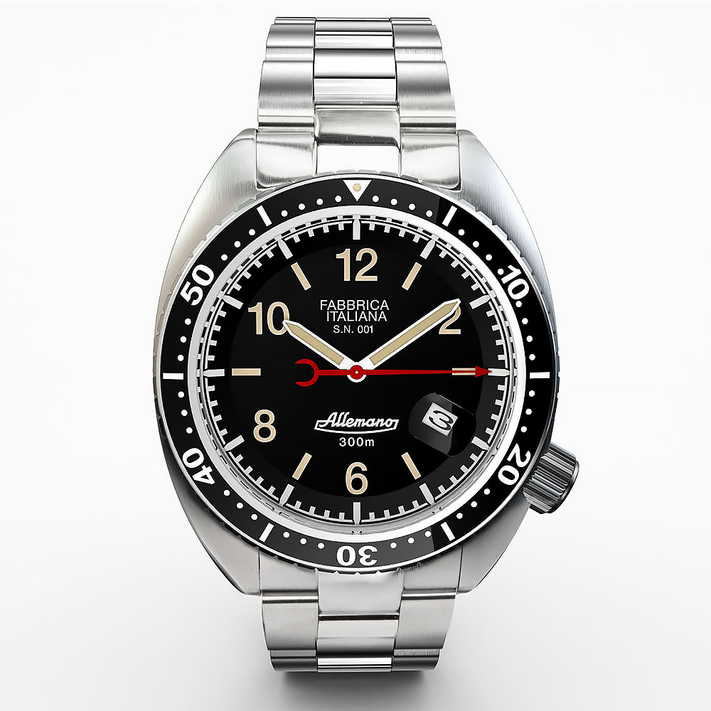 (預購)【Allemano】SHA1973PN 1973 Shark 男士自動腕錶