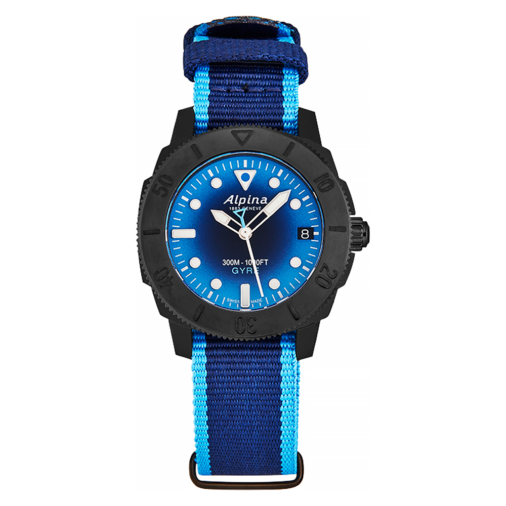 (預購)【Alpina】AL525LNSB3VG6 Seastrong Diver 女士自動腕錶