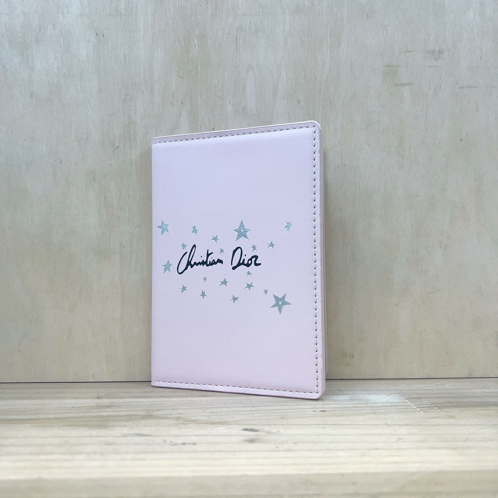 DIOR 護照皮套 (粉色)