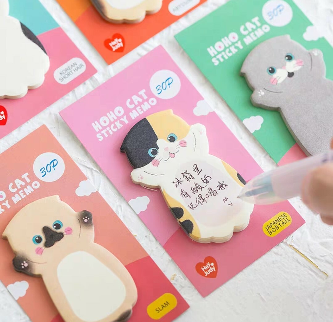可愛貓咪家族便利貼(每套8款)