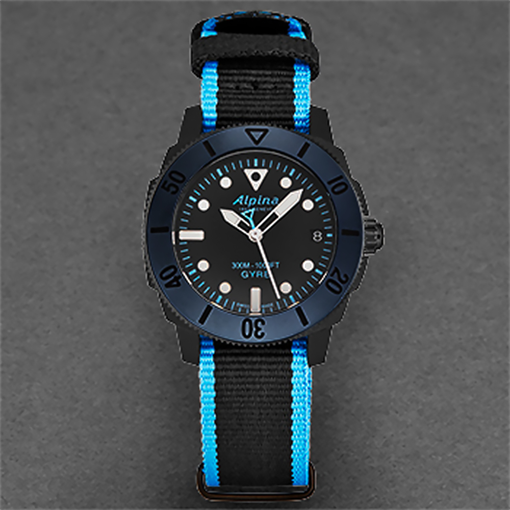 (預購)【Alpina】AL525LBN3VG6 Seastrong Diver 女士自動腕錶