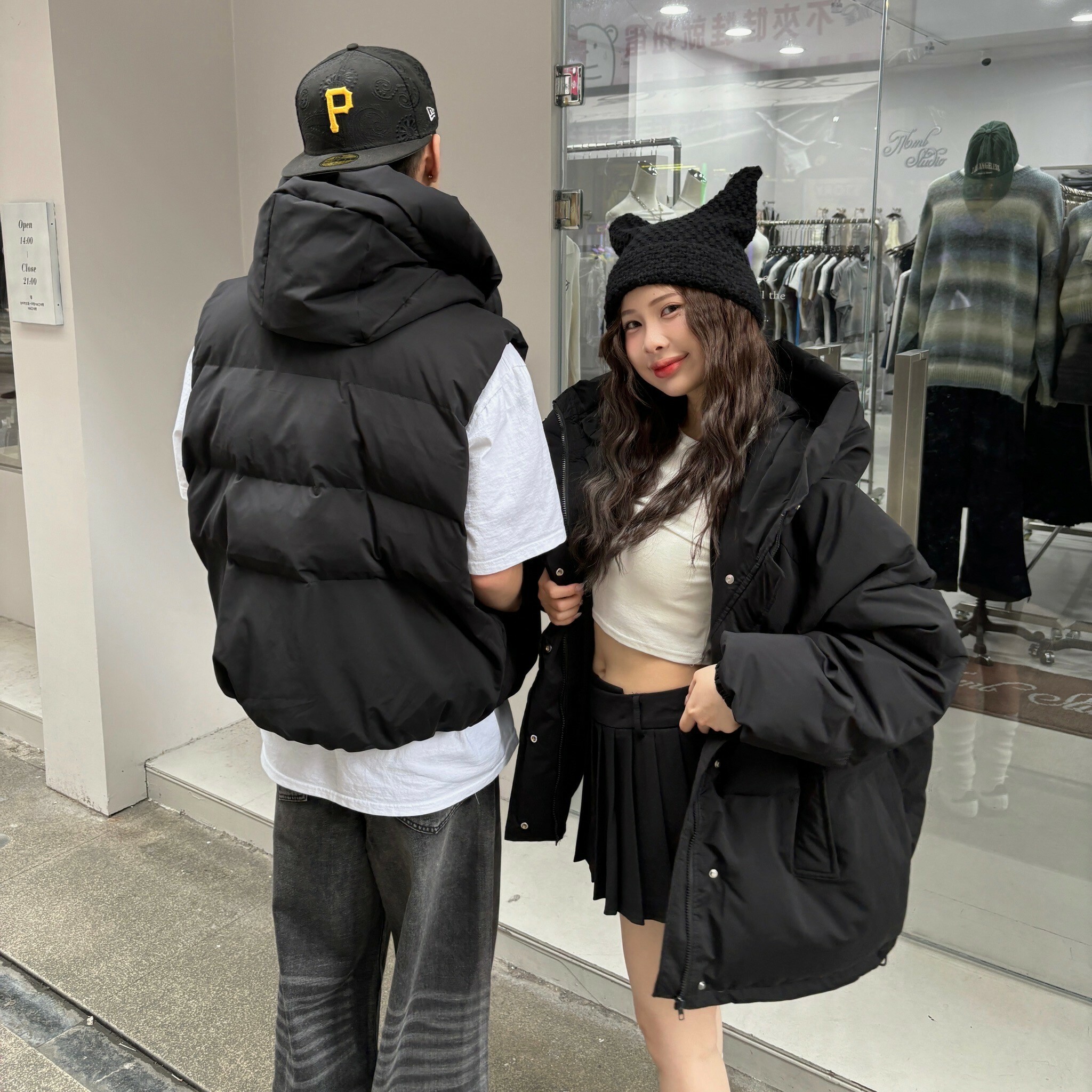 MMB霧感情侶麵包外套麵包背心