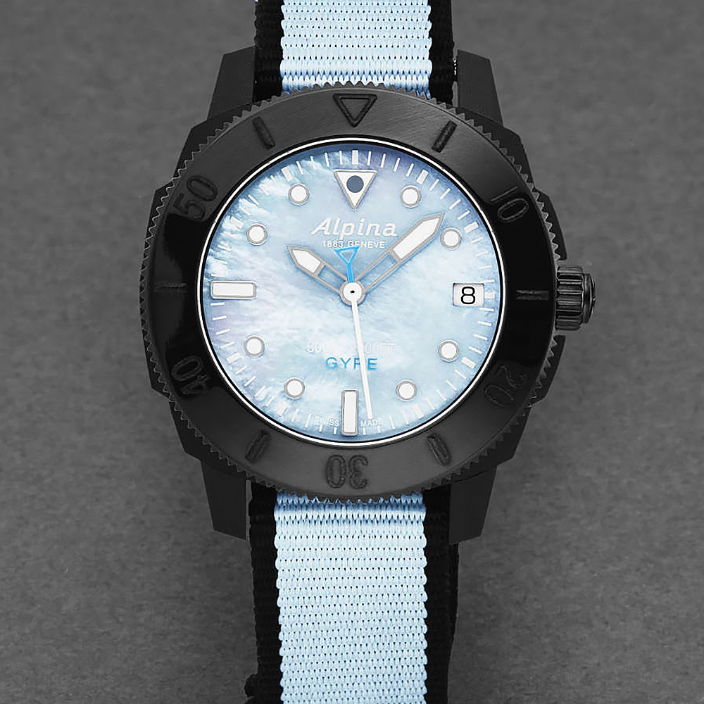 (預購)【Alpina】AL525LMPLNB3VG6 Seastrong Diver 女士自動腕錶