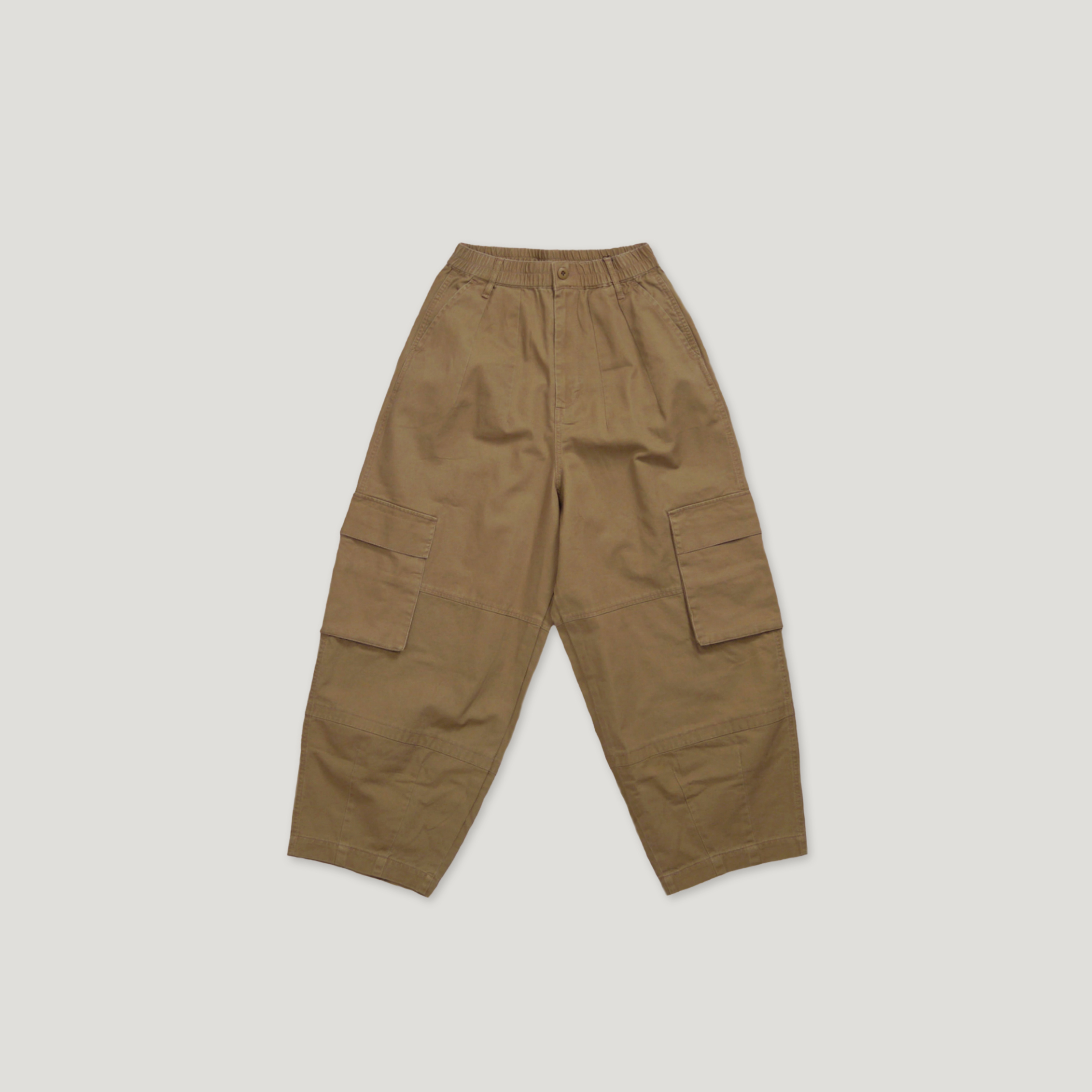 J.P.L. 高腰水洗棉廓形工作褲 ╭ 3色 ╮