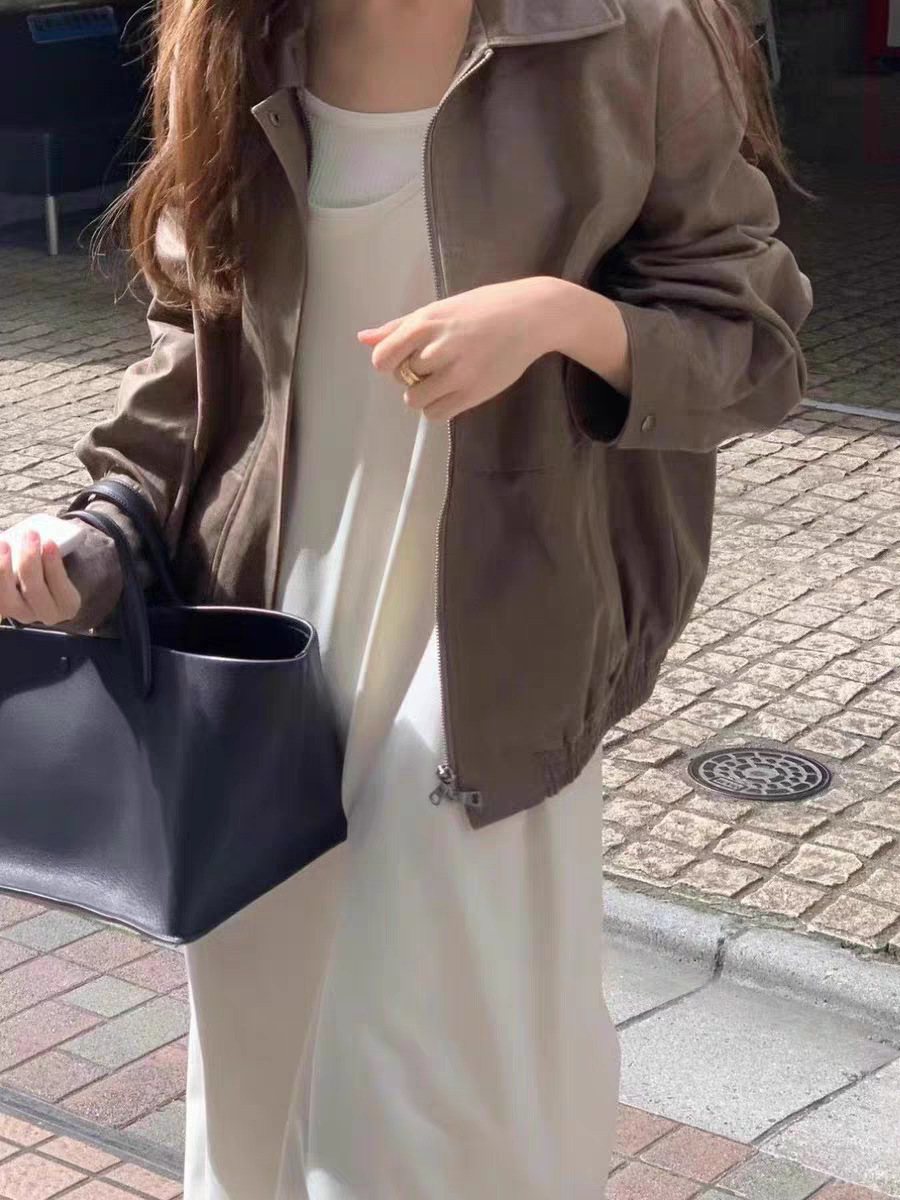 Ounce - 包覆感強大勢女團感時尚皮衣夾克