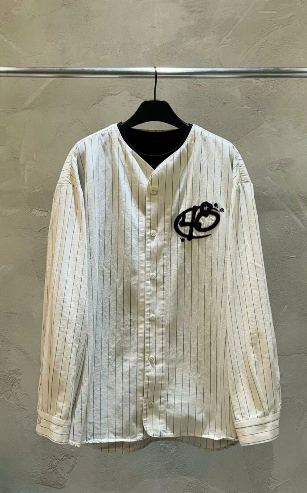 直間英文字棒球褸 S2290